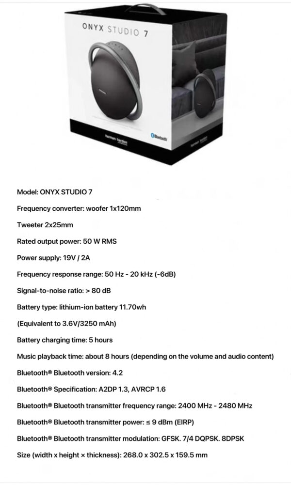 Harman Kardon Onyx Studio 8 Portable Stereo Bluetooth Speaker - Image 38