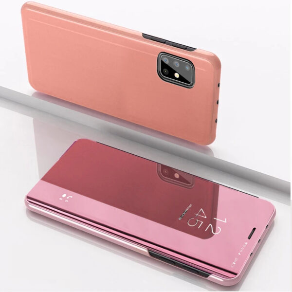 Luxury Premium Smart mirror flip case stand function, Mirror Plating Full Body 360°Smart Cover Protection for Samsung Galaxy A Series - Image 31