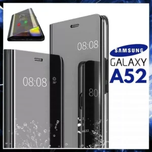 Luxury Premium Smart mirror flip case stand function, Mirror Plating Full Body 360°Smart Cover Protection for Samsung Galaxy A Series