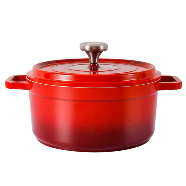 Luxury Premium Modern Design Enamel Cast Iron Cookware High Quality Metal Pans Casserole Set - Image 15