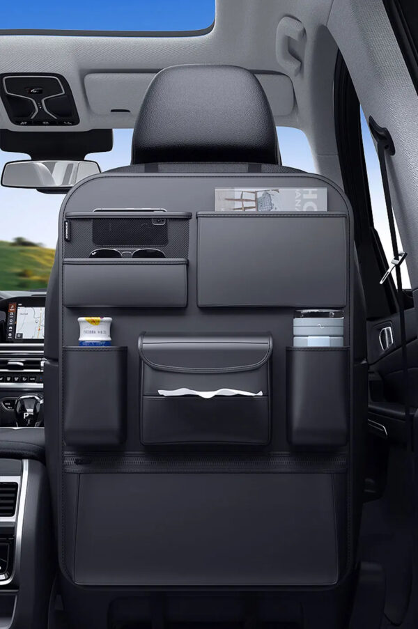 Luxury Premium Car Seat Back Storage Bag Interior Multi-Pockets Organizer Backseat Hanging Bag Storage - Image 27