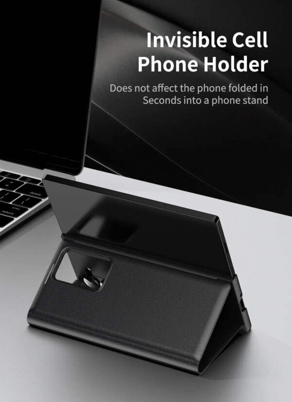 Original Samsung Galaxy Clear View Flip Case Cover with a Sensor For Galaxy Z Fold Series - Image 6
