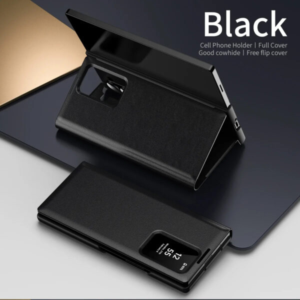 Original Samsung Galaxy Clear View Flip Case Cover with a Sensor For Galaxy Z Fold Series - Image 7