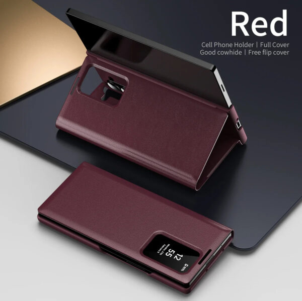 Original Samsung Galaxy Clear View Flip Case Cover with a Sensor For Galaxy Z Fold Series - Image 8