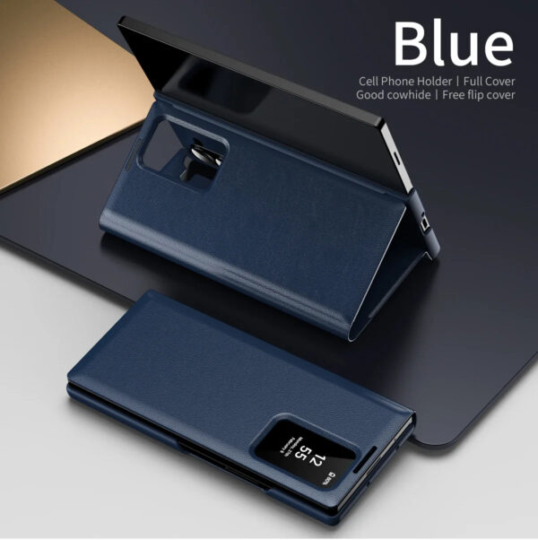 Original Samsung Galaxy Clear View Flip Case Cover with a Sensor For Galaxy Z Fold Series - Image 10