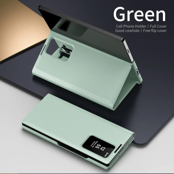 Original Samsung Galaxy Clear View Flip Case Cover with a Sensor For Galaxy Z Fold Series - Image 11