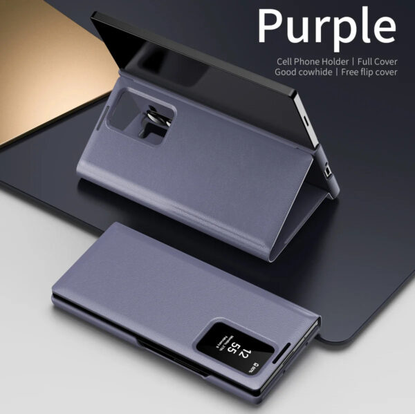 Original Samsung Galaxy Clear View Flip Case Cover with a Sensor For Galaxy Z Fold Series - Image 12