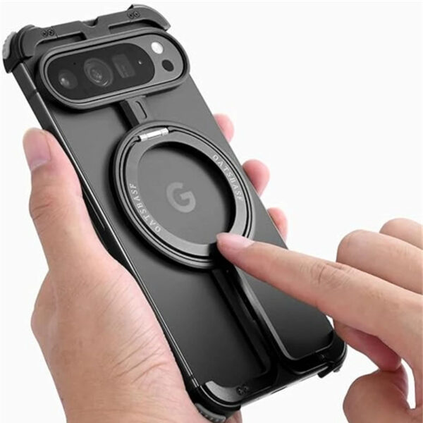 Luxury Premium Metal Frame Magnetic Aluminum Alloy Holder Phone Case for Google Pixel 9 Pro - Image 17
