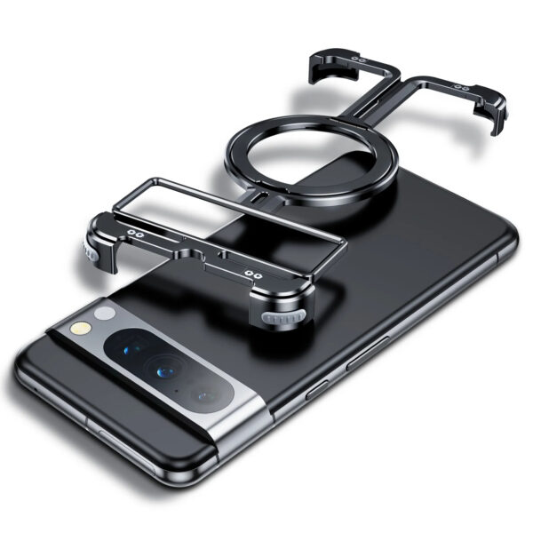 Luxury Premium Metal Frame Magnetic Aluminum Alloy Holder Phone Case for Google Pixel 9 Pro - Image 2