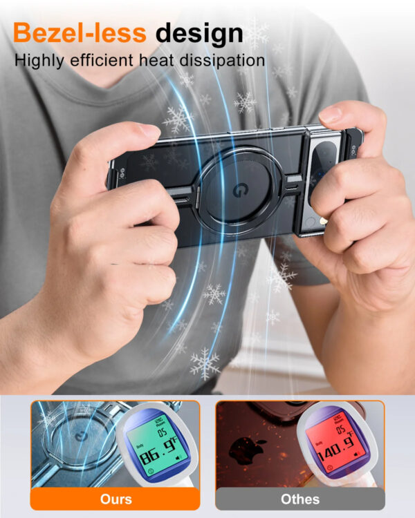 Luxury Premium Metal Frame Magnetic Aluminum Alloy Holder Phone Case for Google Pixel 9 Pro - Image 5