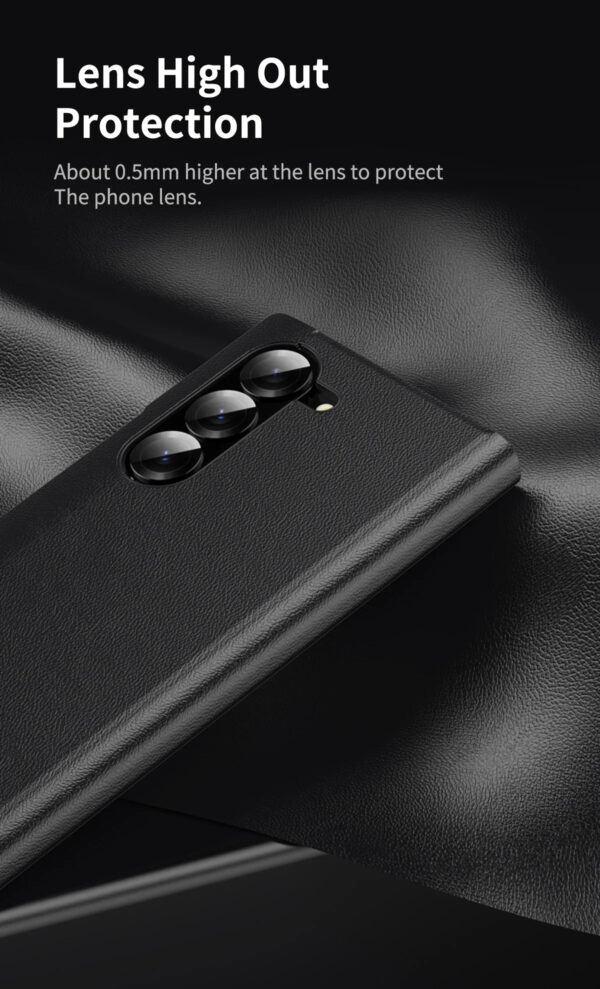 Original Samsung Galaxy Clear View Flip Case Cover with a Sensor For Galaxy Z Fold Series - Image 2