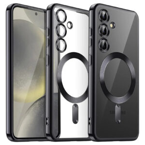 Luxury Premium Transparent Plating Anti-Scratch with Full Camera Cover For Samsung Galaxy A Series