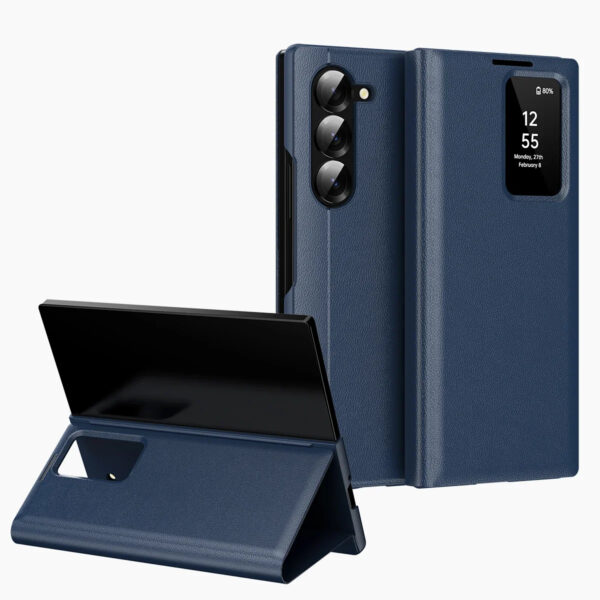Original Samsung Galaxy Clear View Flip Case Cover with a Sensor For Galaxy Z Fold Series