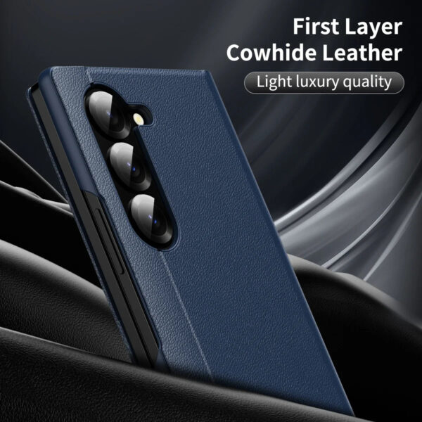 Original Samsung Galaxy Clear View Flip Case Cover with a Sensor For Galaxy Z Fold Series - Image 20