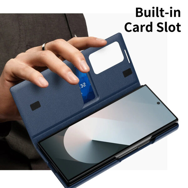 Original Samsung Galaxy Clear View Flip Case Cover with a Sensor For Galaxy Z Fold Series - Image 21