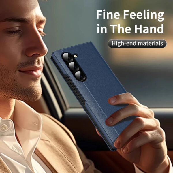 Original Samsung Galaxy Clear View Flip Case Cover with a Sensor For Galaxy Z Fold Series - Image 22