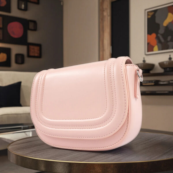 Luxury Premium PU Leather Fashion Vintage Designer Wide Strap Saddle Shoulder Bag - Image 23