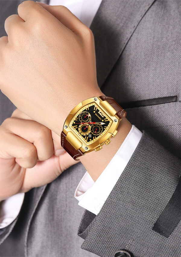 SKMEI  Barrel Dial Waterproof Quartz Watch Fashion Trend Watch - Image 9
