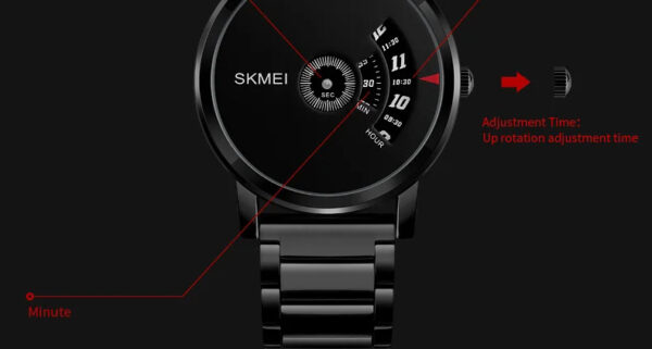 SKMEI Luxury Casual Minimalistic Watches Alloy Case Waterproof Wristwatch Fashion - Image 4