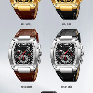 SKMEI  Barrel Dial Waterproof Quartz Watch Fashion Trend Watch
