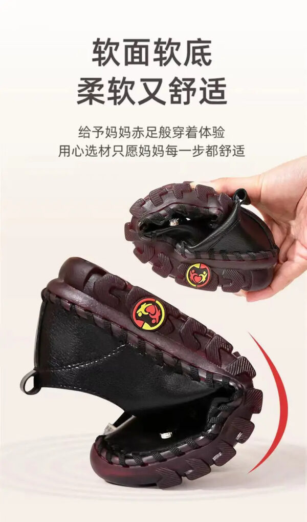 High Quality Leather Flat New Spring Casual comfortable ladies Shoe - Image 13