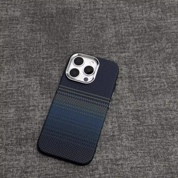Luxury Premium Luxury Carbon Fiber Relief Magsafe Phone Case Metal Lens Matte Wireless Charging Shockproof Cover iPhone 15 Pro Max/16 Pro Max - Image 13