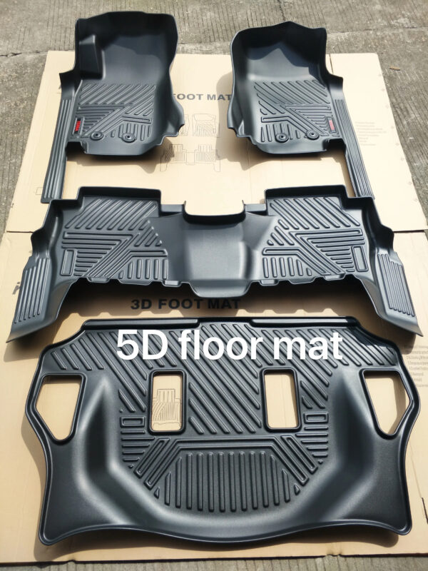 Luxury Premium All-Weather custo trunk waterproof 5D Car Floor Mat - Image 3