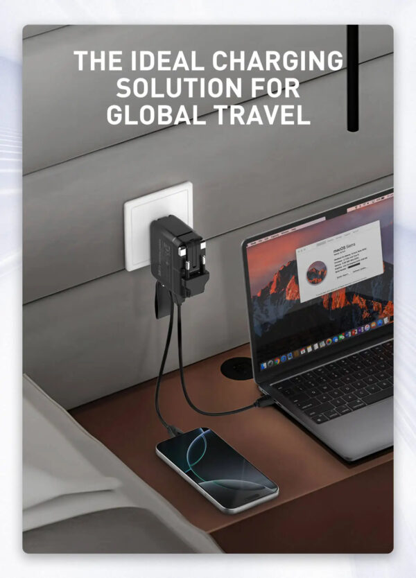 LDNIO Gallium 65W High Power Four-in-One Laptop Mobile Phone Charger GaN Universal - Image 3
