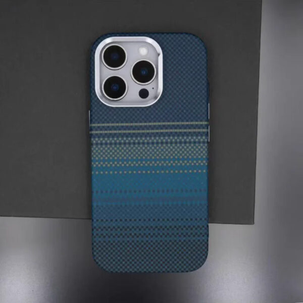 Luxury Premium Luxury Carbon Fiber Relief Magsafe Phone Case Metal Lens Matte Wireless Charging Shockproof Cover iPhone 15 Pro Max/16 Pro Max - Image 11