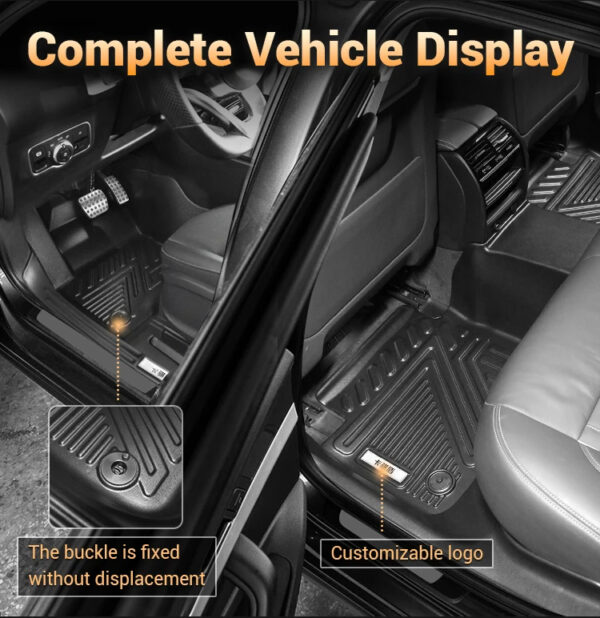 Luxury Premium All-Weather custo trunk waterproof 5D Car Floor Mat - Image 5