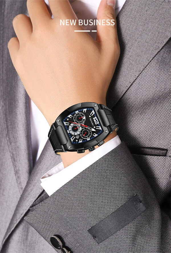 SKMEI  Barrel Dial Waterproof Quartz Watch Fashion Trend Watch - Image 2