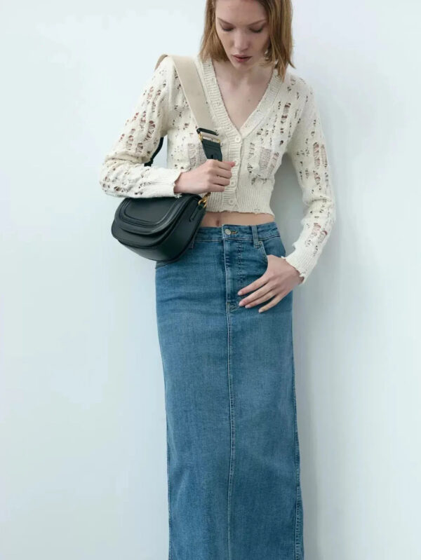 Luxury Premium PU Leather Fashion Vintage Designer Wide Strap Saddle Shoulder Bag - Image 9