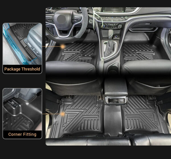 Luxury Premium All-Weather custo trunk waterproof 5D Car Floor Mat - Image 6