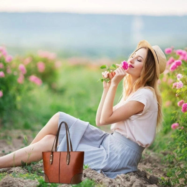 Luxury Premium Underarm Purse Casual Top Handle Travel Bag - Image 4