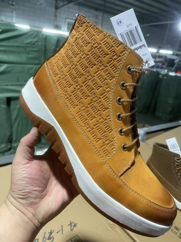 New 2024 Handmade Timberlake Leather Fashion Designer  Men Boots - Image 7