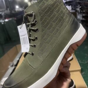 New 2024 Handmade Timberlake Leather Fashion Designer  Men Boots - Lighr Green