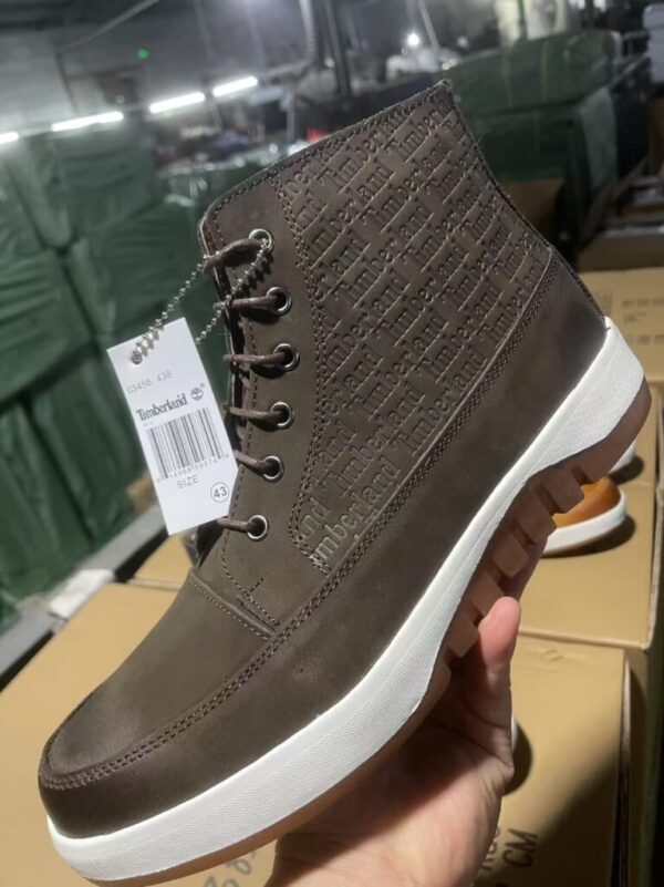 New 2024 Handmade Timberlake Leather Fashion Designer  Men Boots - Image 3