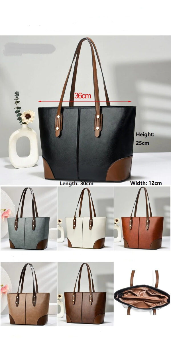 Luxury Premium Underarm Purse Casual Top Handle Travel Bag - Image 16