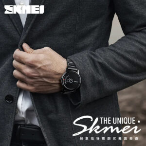 SKMEI Luxury Casual Minimalistic Watches Alloy Case Waterproof Wristwatch Fashion