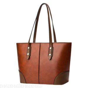 Luxury Premium Underarm Purse Casual Top Handle Travel Bag - Brown