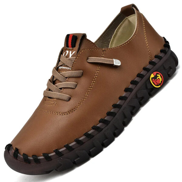 High Quality Leather Flat New Spring Casual comfortable ladies Shoe - Image 17