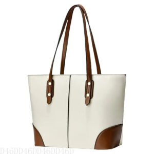 Luxury Premium Underarm Purse Casual Top Handle Travel Bag - White