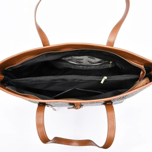 Luxury Premium PU Leather Crocodile Pattern Soft Square Shape Zipper Closure Single Strap Cross-Border Bag - Image 7