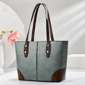 Luxury Premium Underarm Purse Casual Top Handle Travel Bag - Light Green