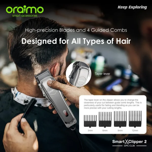oraimo Smart Clipper 2 Professional Hair Clipper - Image 14