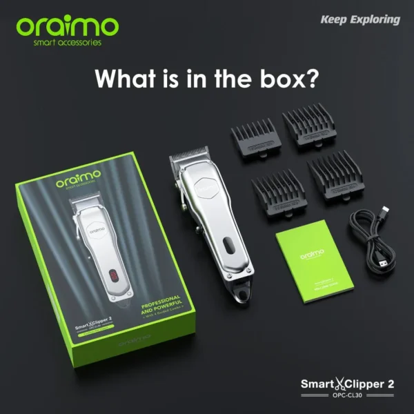 oraimo Smart Clipper 2 Professional Hair Clipper - Image 17