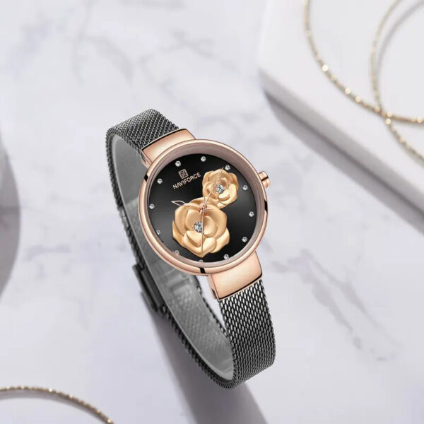NAVIFORCE Top Design Brand Water Resistant Stainless Strap Women's Watch - Image 19