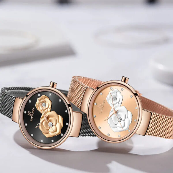 NAVIFORCE Top Design Brand Water Resistant Stainless Strap Women's Watch - Image 20