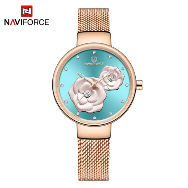 NAVIFORCE Top Design Brand Water Resistant Stainless Strap Women's Watch - Image 28