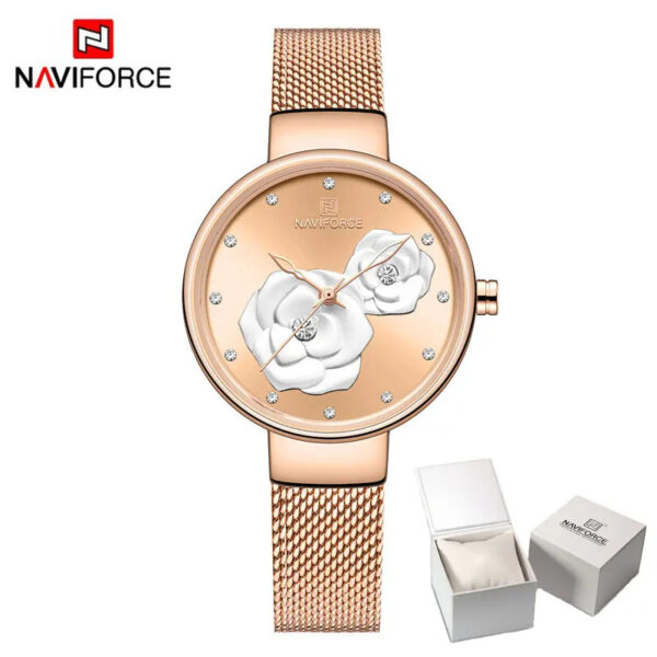 NAVIFORCE Top Design Brand Water Resistant Stainless Strap Women's Watch - Image 31